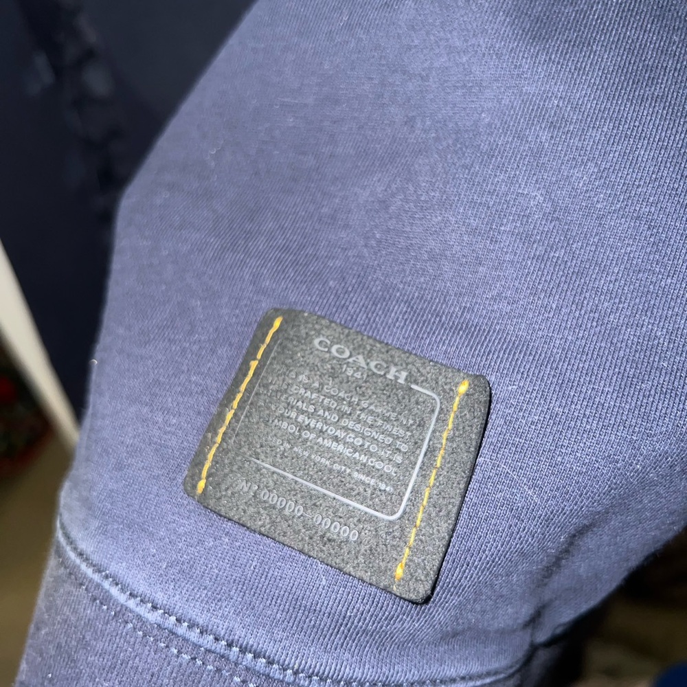 Coach Navy Sweatshirt - Picture 4 of 4